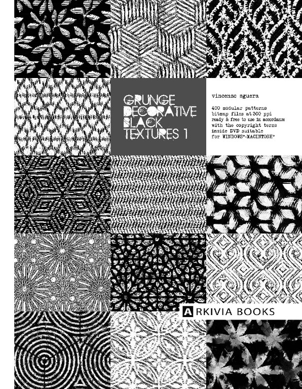 Grunge Decorative Black Textures vol.1