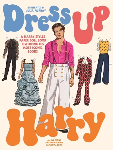 Dress Up Harry A Harry Styles paper doll book featuring his most iconic looks