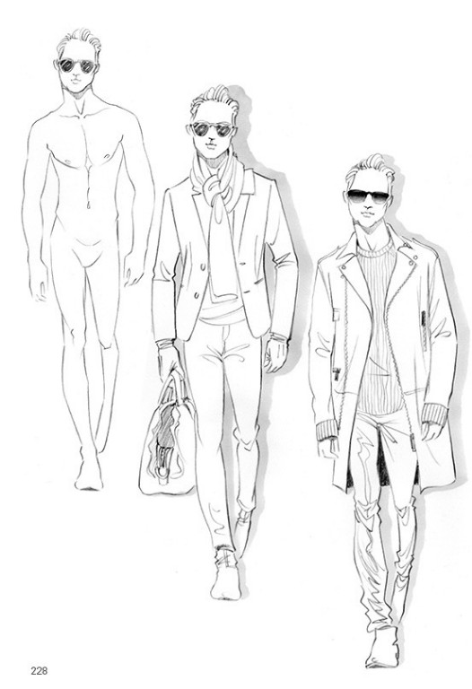 fashion silhouette pose per la moda da vestire e colorare