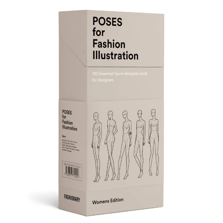 Fashionary 100 Poses for Fashion Illustration - Womens Edition