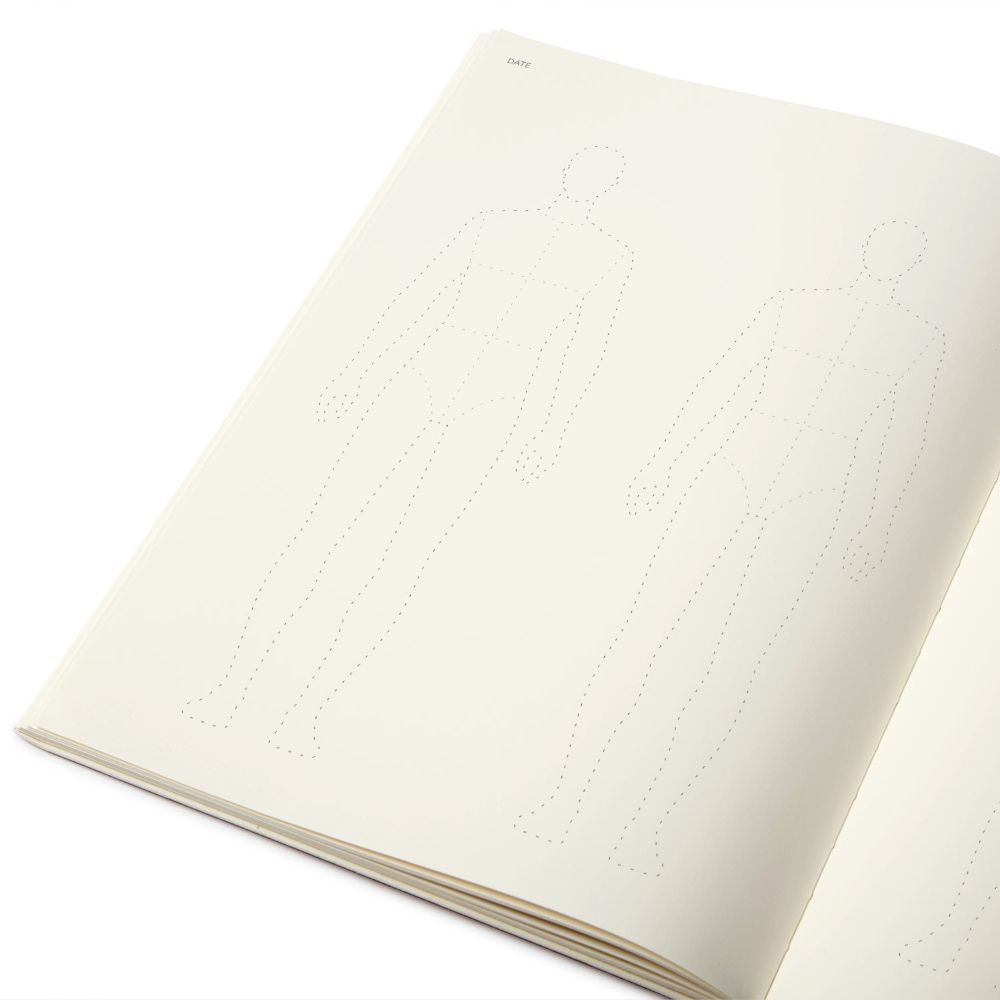 fashionary menswear sketchbook a5