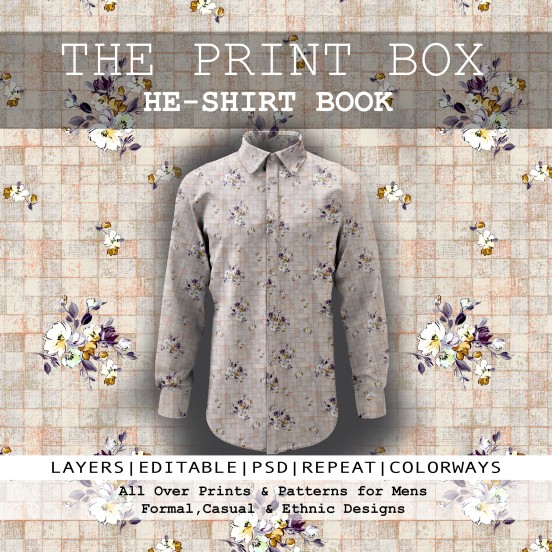 Print Box He Shirt Book 