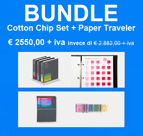 Bundle Pantone Cotton Chip Set + Paper Traveler