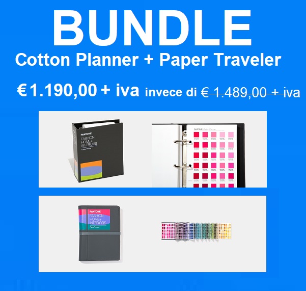Bundle Pantone Cotton Planner + Paper Traveler