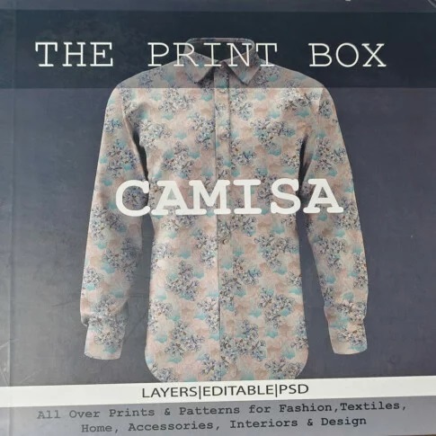Print Box CAMISA Mens Shirts Prints & Designs with Colorways