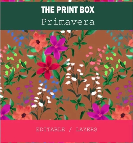 Print Box Primavera - 35 unique prints & patterns