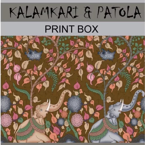 Print Box Kalamkari & Patola – ethnics, rich heritage, medieval and pre-medieval era concepts