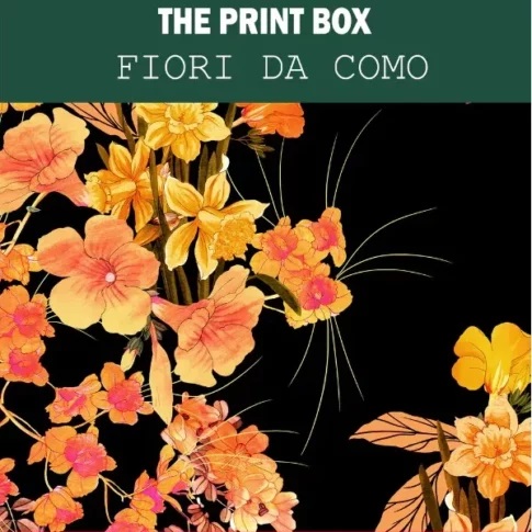 Print Box Fiori Da Como - 35 unique prints - Most of the flowers are hand painted
