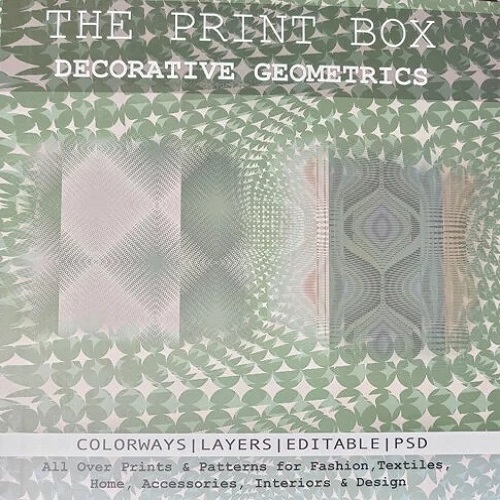 Print Box Decorative Geometrics