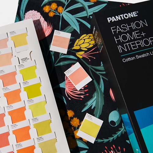pantone fashion home interiors cotton swatch library 2800 colori