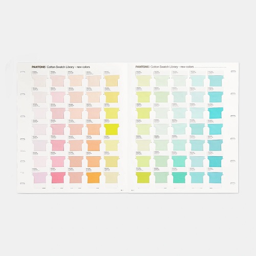 pantone fashion home interiors cotton swatch library 2800 colori