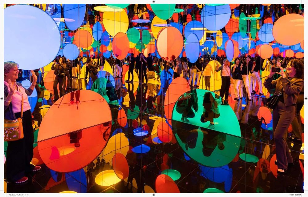 yayoi kusama i spend each day embracing flowers