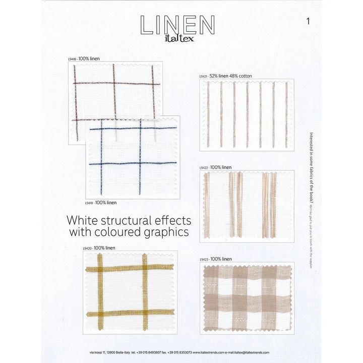italtex linen spring summer 2027