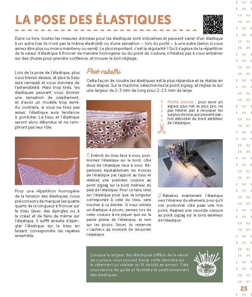 apprendre a coudre sa lingerie confort 20 lecons et 10 modeles en pas a pas