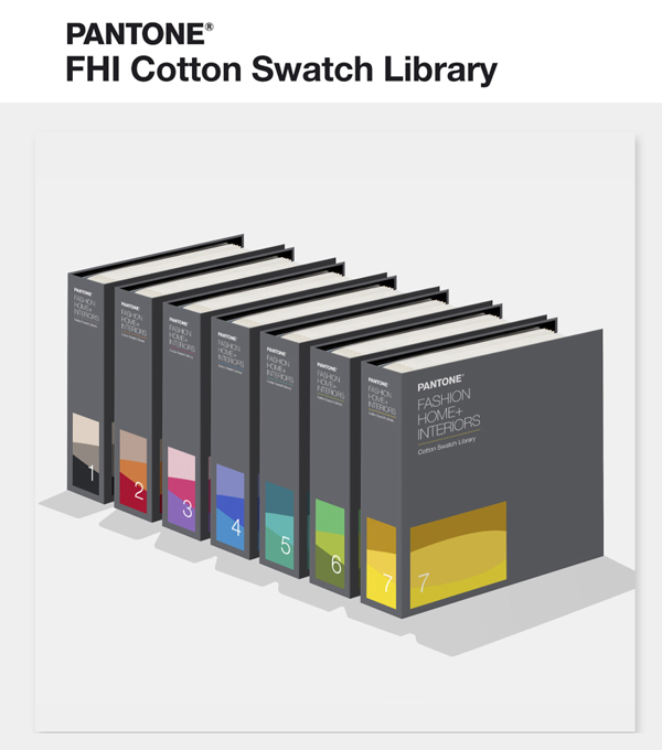 pantone fashion home interiors cotton swatch library 2800 colori