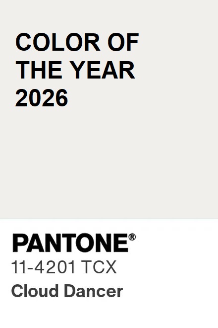 pantone color of the year 2026 cloud dancer 11 4201