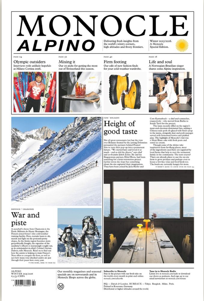 Monocle Alpino Newspaper – Winter 2025/26