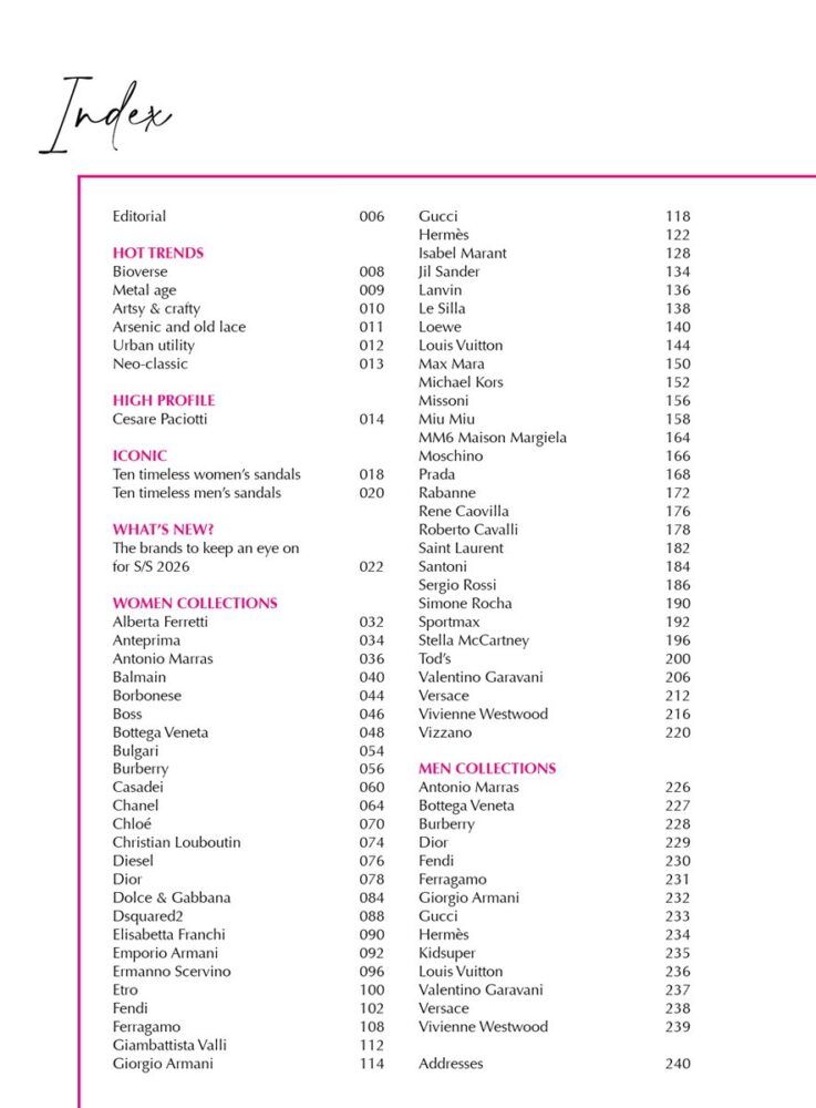 accessories collections ss 2026